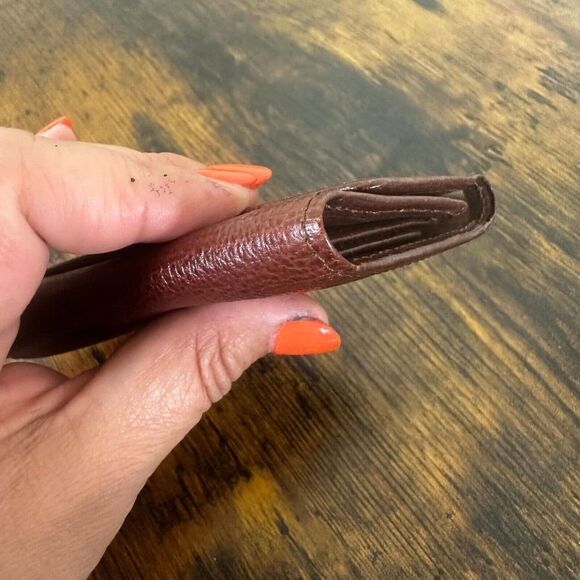 Burberry Brown Leather 5 Hooks Key Holder‎ Coin Wallet Case Authenticated W/ COA - Picture 4 of 13